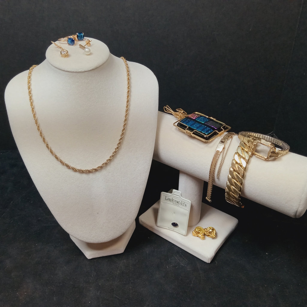 Yellow Gold Jewelry - 14K and Plate - image 1 of 13