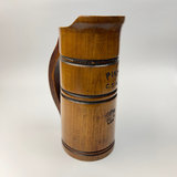 Vintage Canadian Spool and Bobbin Walkerton Wooden Pint Mug Vase Rustic Decor - thumbnail 2 of 8
