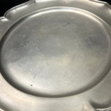 Belgian Pewter Plate Platter Les Potstaniers Hutois Hand Made French Provincial - thumbnail 3 of 6