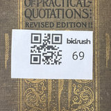 1800s Book the Cyclopedia of Practical Quotations Big Victorian Embossed Cover - thumbnail 13 of 13