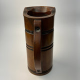 Vintage Canadian Spool and Bobbin Walkerton Wooden Pint Mug Vase Rustic Decor - thumbnail 6 of 8