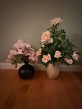 Two Decorative Vases With Artificial Flowers - thumbnail 1 of 3