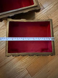Vintage Wooden Pirate Treasure Chest - Storage or Jewelry Box - thumbnail 4 of 5