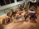 Large Lot of Baskets and Wreaths - thumbnail 1 of 9