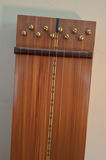 Handmade Carved And Inlayed Wooden Stringed Instrument with Butterfly Cutout, And Inlayed Designs, STUNNING - thumbnail 4 of 7