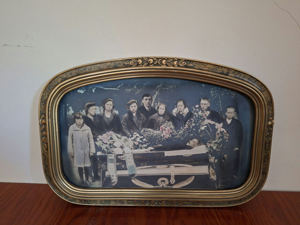 Vintage Framed Funeral Photograph - image 1 of 5