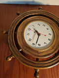 General Electric Wooden Ship Wheel Wall Clock - thumbnail 2 of 5