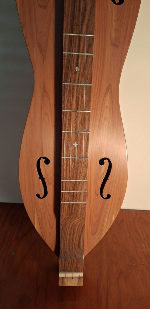 Wooden Dulcimer String Instrument, Handmade And Crafted By Local Artist Jerry Kowalski, Gorgeous Details - image 2 of 12
