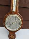 Wooden Wall-Mounted Weather Station Barometer Thermometer and Hygrometer - thumbnail 3 of 10
