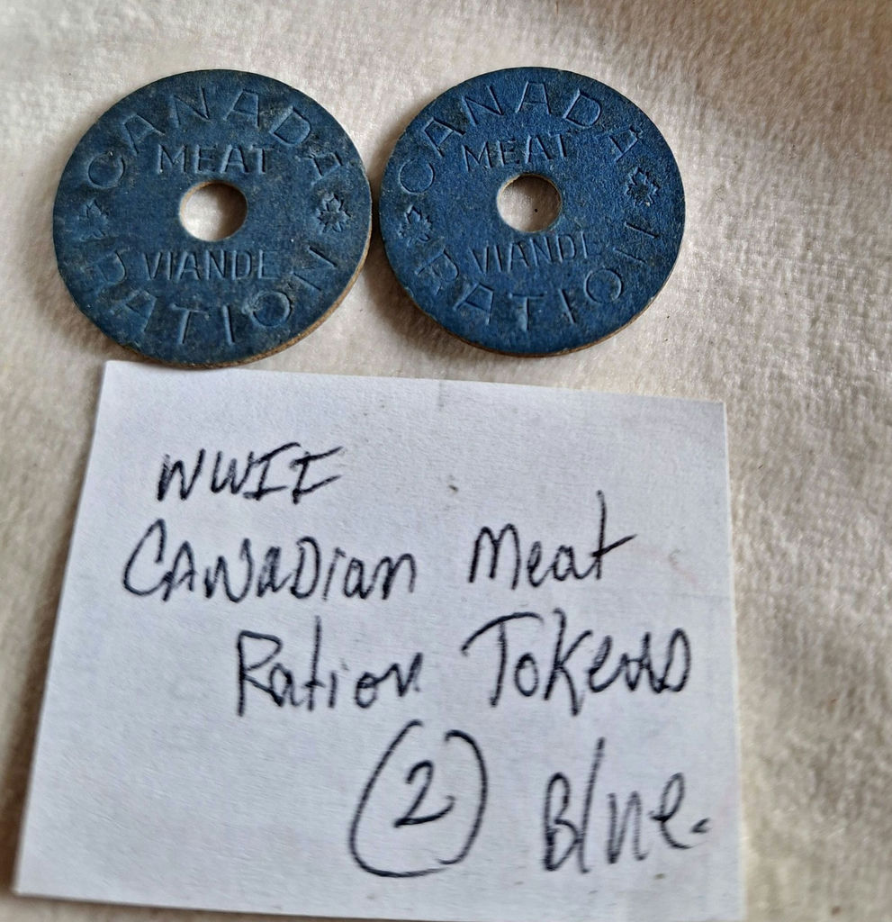 WWII Canadian Meat Ration Tokens - image 2 of 4