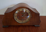 Vintage Wooden Mantel Chime Clock - thumbnail 1 of 7