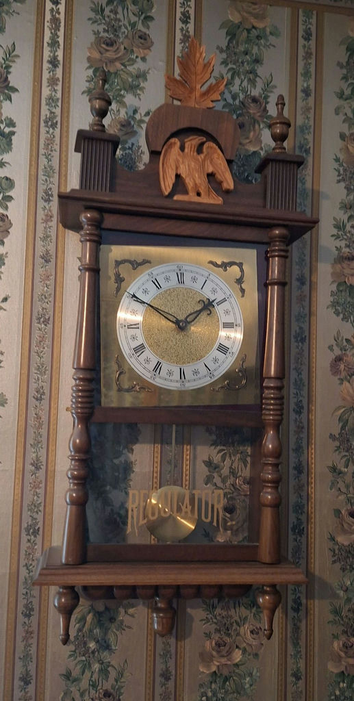 Wooden Regulator Wall Clock - image 1 of 7