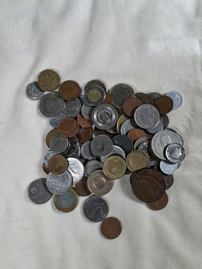 Mixed Bag Of World Coins - image 1 of 6