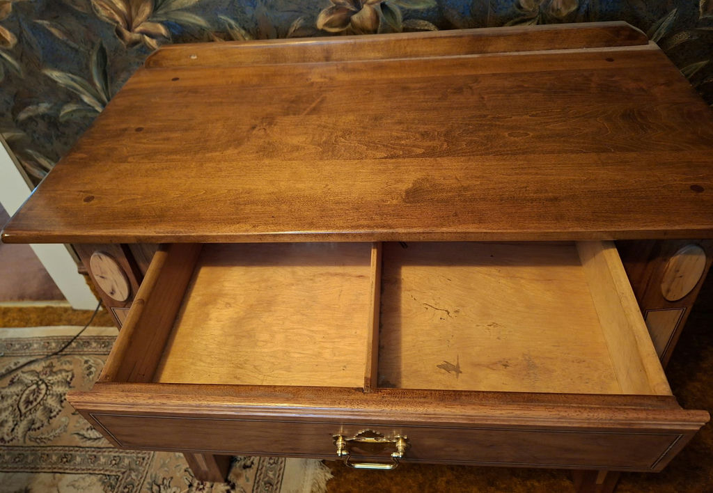 STUNNING Wooden Console Table with Drawers HANDMADE, Perfect For A Young Childs Desk - image 6 of 8