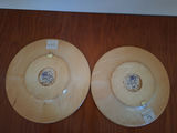 Pair of Hand-Carved Wooden Decorative Plates - thumbnail 4 of 6