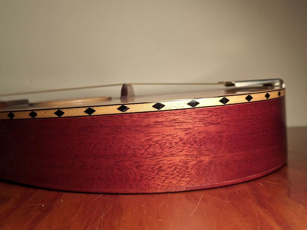 Handcrafted Wooden Mandolin Stringed Instrument - image 6 of 10
