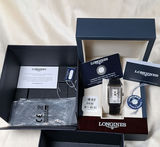 Longines Rectangular Wristwatch with Box and ALL PAPERWORK - thumbnail 1 of 10