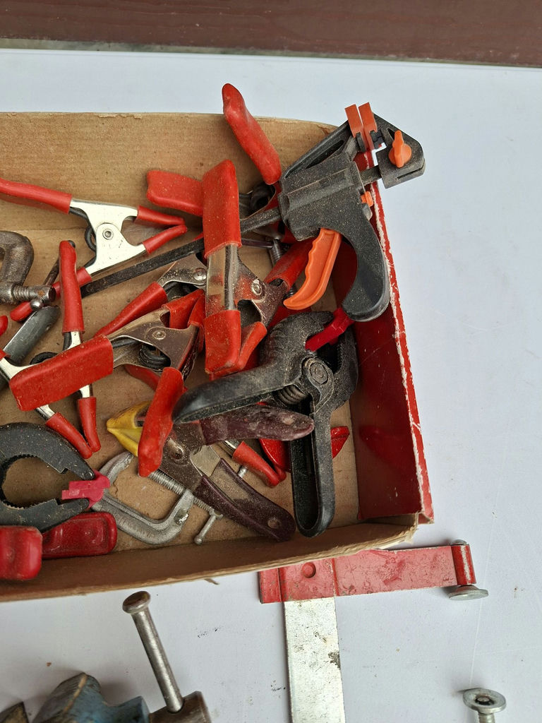 Assorted Clamps and Bench Vise - image 5 of 5