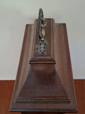 Tempus Fugit Wooden Mantel Clock, Handcrafted, Stunning! - thumbnail 6 of 9