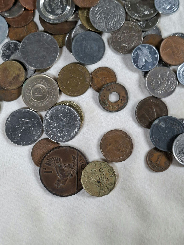 Mixed Bag Of World Coins - image 3 of 6