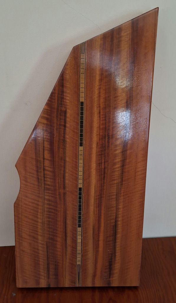 Stringed HANDMADE Autoharp Instrument with Bird Design, SIGNED inside By MASTER CARVER Jerry Kowalski, STUNNINGLY BEAUTIFUL - image 7 of 8