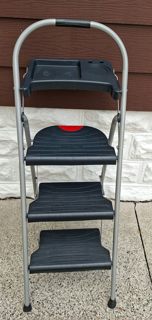 StepRight Folding 3-Step Ladder - image 1 of 5