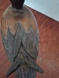 Hand-Carved Wooden Duck Sculpture, SIGNED AND NUMBERED - thumbnail 8 of 8