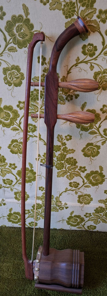 Wooden Two-String Bowed Instrument - image 1 of 8