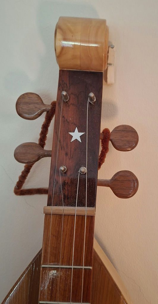 Wooden Mountain Dulcimer String Instrument - image 4 of 10