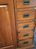 Wood Storage Cabinet with Drawers, STUNNING AND HEAVY - thumbnail 8 of 8
