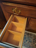 Stunning Solid Wood With Inlay, Handmade Armoire, Nightstand, Bookcase And Dresser, Absolutely Gorgeous And In Great Condition - thumbnail 6 of 14