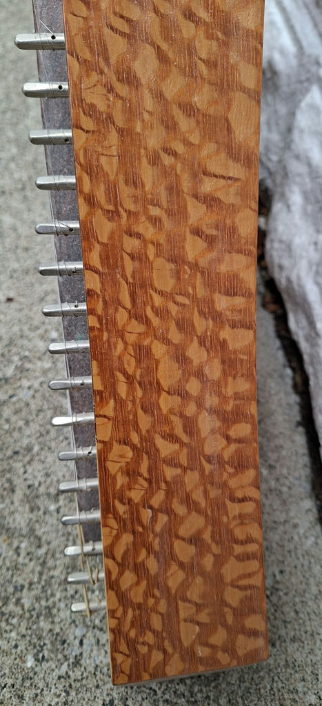 STUNNING Wooden Hammered Dulcimer String Instrument, HANDMADE WITH Amazing Craftsmanship And Inlay - image 8 of 9