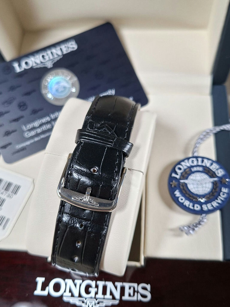 Longines Rectangular Wristwatch with Box and ALL PAPERWORK - image 5 of 10