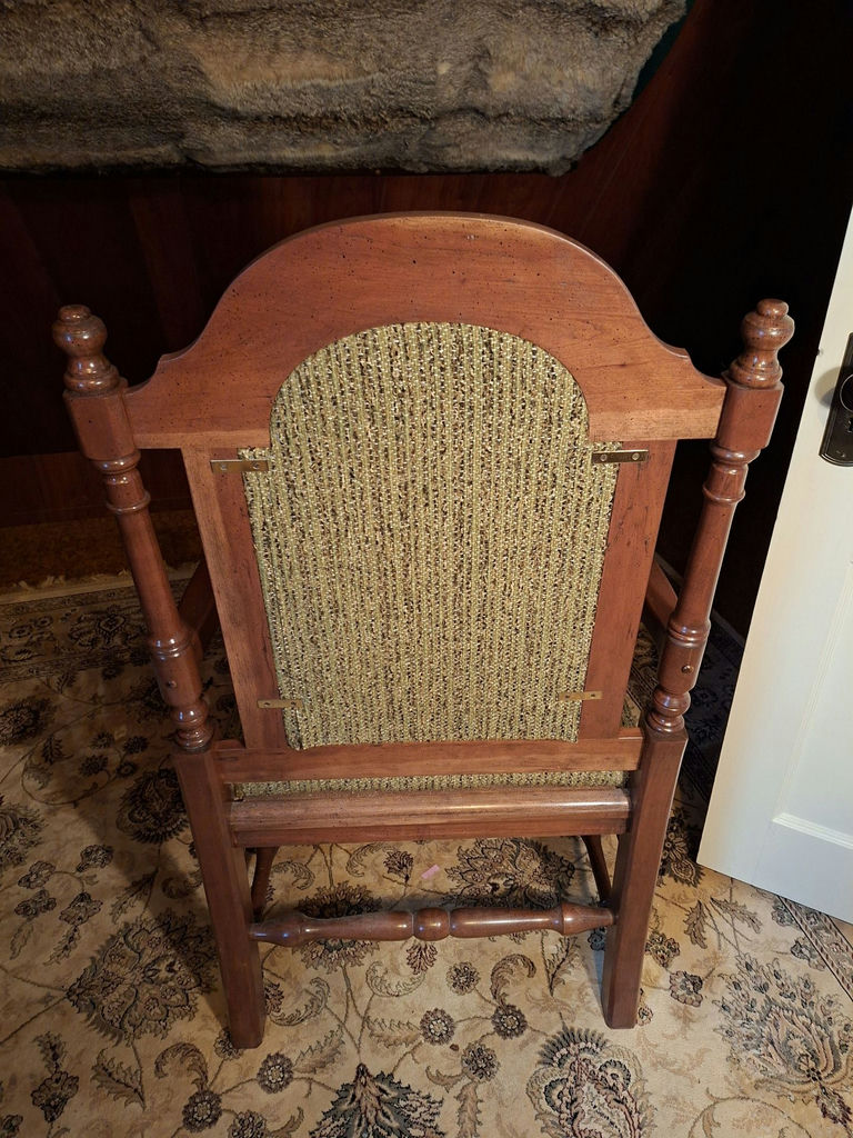Massive Stunning Wood Chair - image 3 of 7