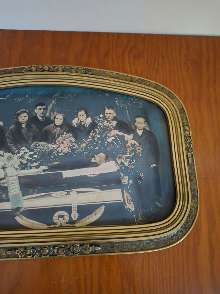 Vintage Framed Funeral Photograph - image 3 of 5
