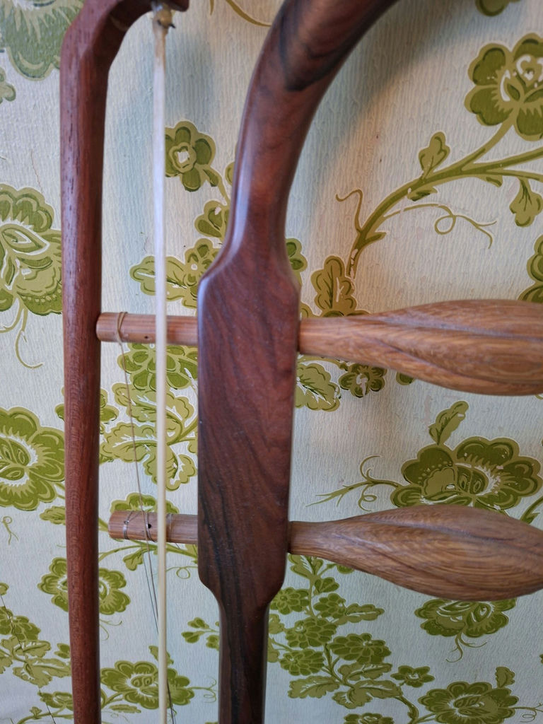 Wooden Two-String Bowed Instrument - image 5 of 8