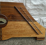 STUNNING Wooden Hammered Dulcimer String Instrument, HANDMADE WITH Amazing Craftsmanship And Inlay - thumbnail 5 of 9