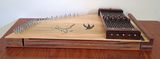 Stringed HANDMADE Autoharp Instrument with Bird Design, SIGNED inside By MASTER CARVER Jerry Kowalski, STUNNINGLY BEAUTIFUL - thumbnail 5 of 8