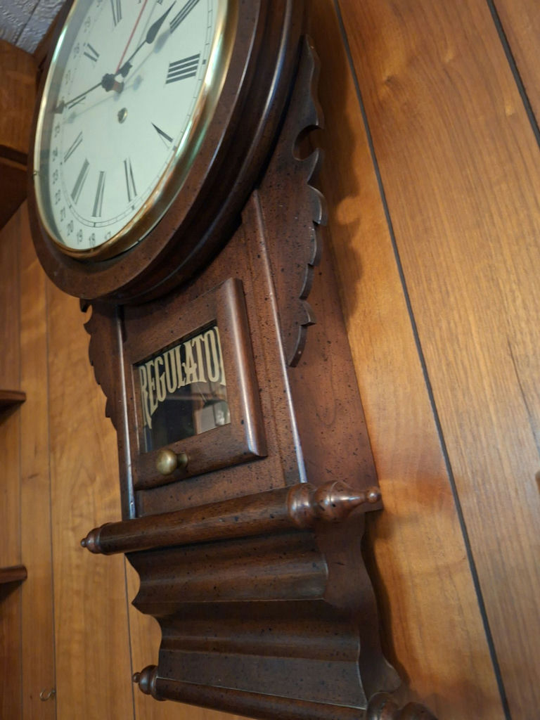 Wooden Regulator Wall Clock - image 5 of 7