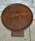 Pair of Vintage Wooden Plant Pedestal Stands - thumbnail 7 of 10