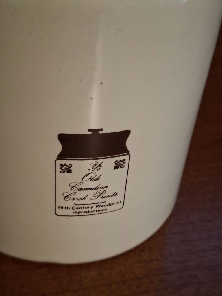 Ye Olde Canadian Crock Prints Ceramic Jug - image 5 of 7