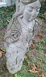 Concrete Asian Figure Garden Statue, HEAVY - thumbnail 3 of 4