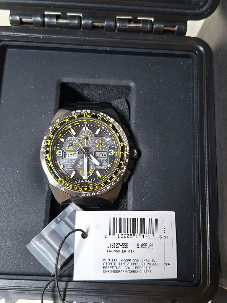 Citizen Promaster Air Eco-Drive Men's Watch Model JY8127-59E with Case and Manuals - image 2 of 11