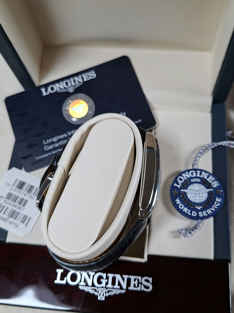 Longines Rectangular Wristwatch with Box and ALL PAPERWORK - image 4 of 10