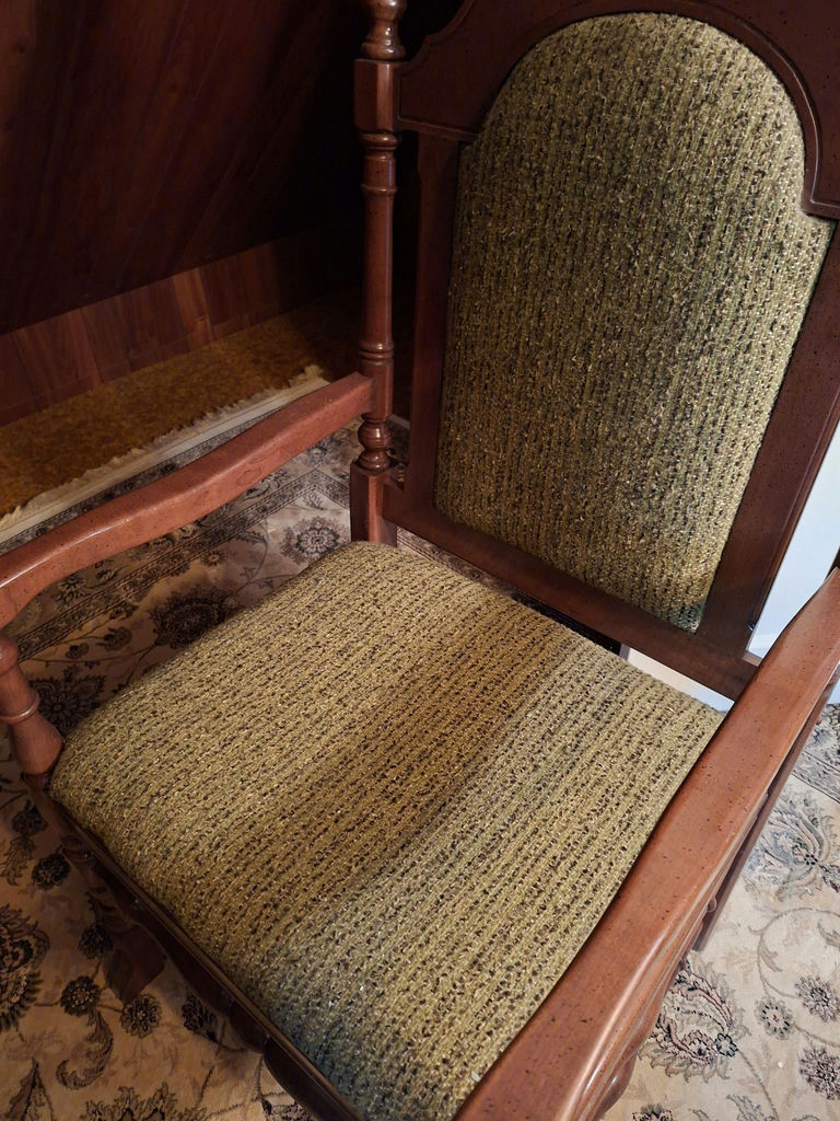 Massive Stunning Wood Chair - image 5 of 7
