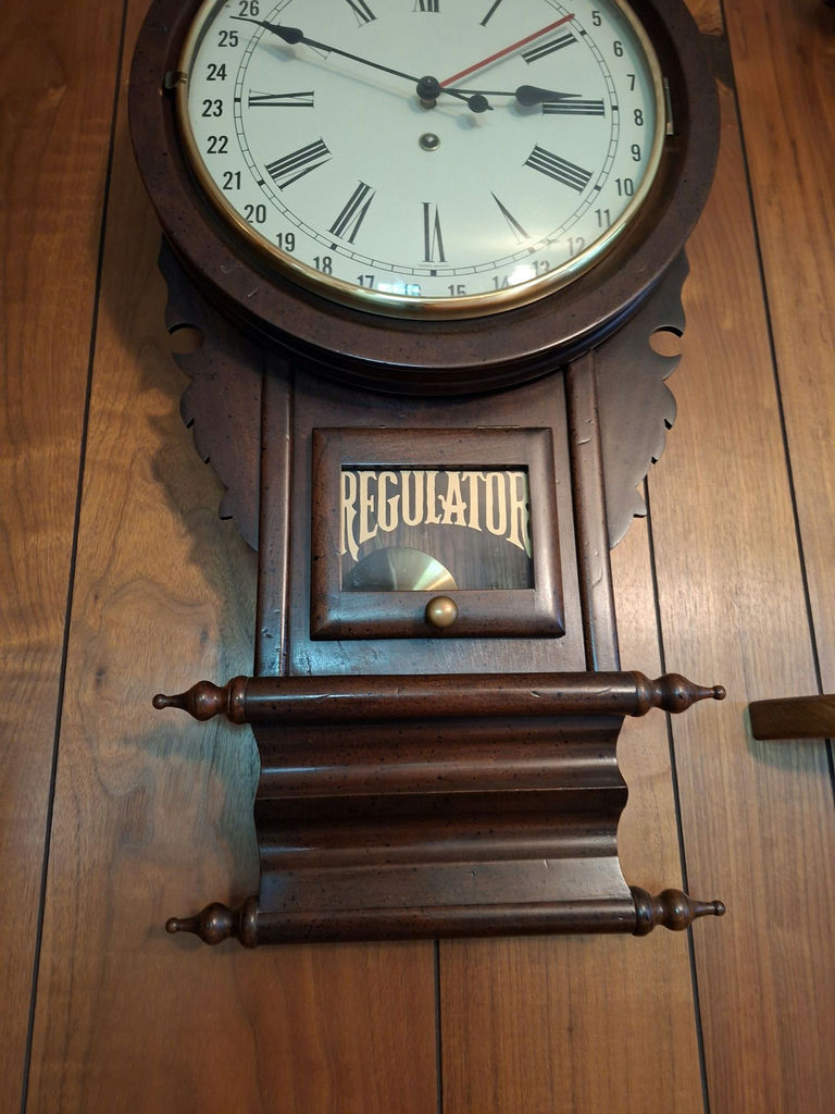 Wooden Regulator Wall Clock - image 2 of 7