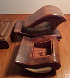 Handcrafted Wooden Bird Box and Wooden Trinket Box - thumbnail 3 of 8