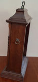 Tempus Fugit Wooden Mantel Clock, Handcrafted, Stunning! - thumbnail 9 of 9