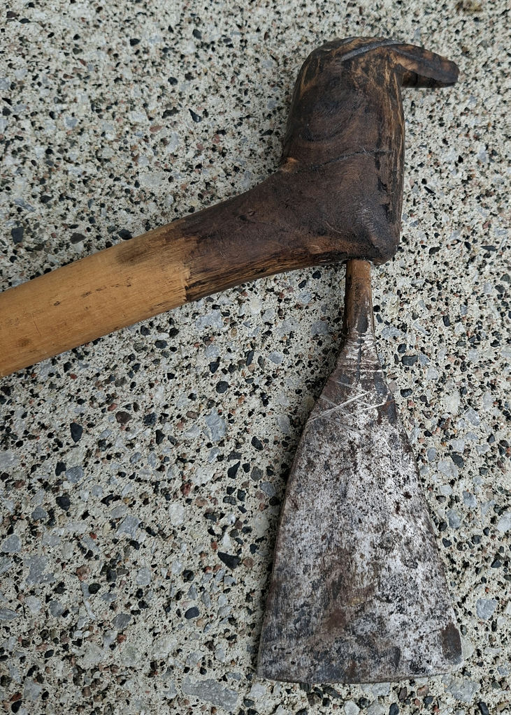 African Style Axe And Spear, Handmade,  Unique Pieces - image 3 of 6