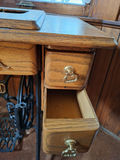 Vintage Singer Treadle Sewing Machine Cabinet, NO MACHINE - thumbnail 8 of 8